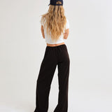 Easy Drawstring Pant | Black - Pants