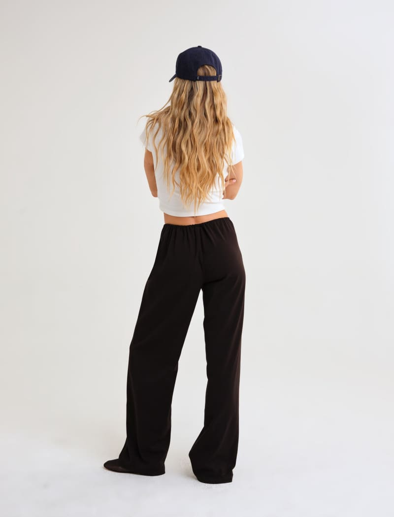 Easy Drawstring Pant | Black - Pants