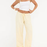 Easy Drawstring Pant | Buttercream - Pants