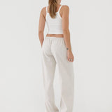 Easy Drawstring Pant | Cream - Pants