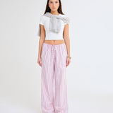 Easy Drawstring Pant | Cupid Stripe - Pants