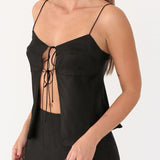 Edelweiss Cami | Black - Camis and Tanks