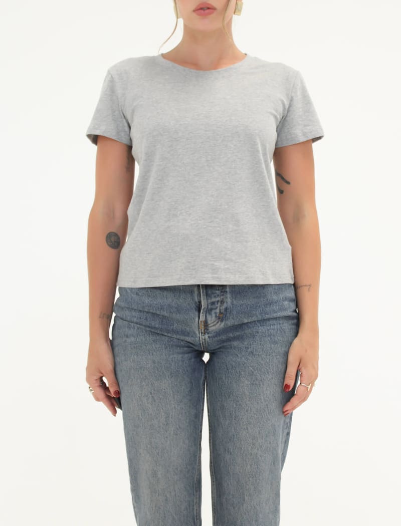 Essential Tee | Heather Gray - T-Shirt