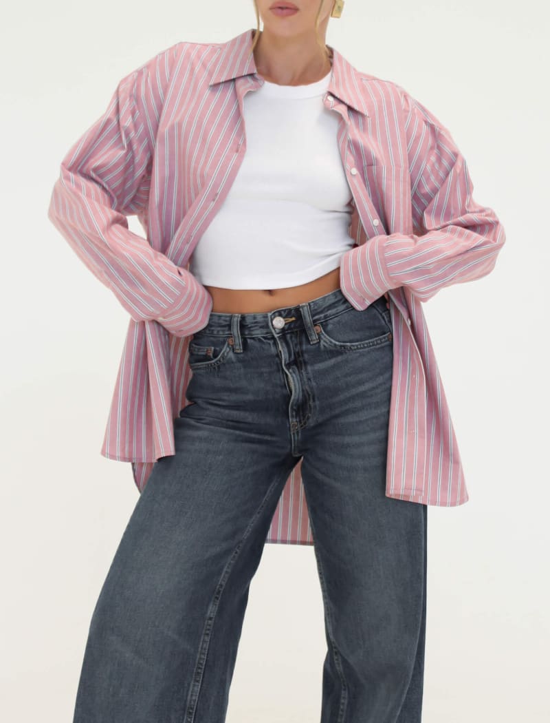 Ex-Boyfriend Button Up | Nantucket Stripe - Button-Up