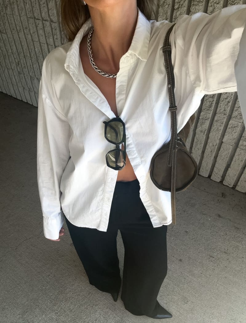 Ex-Boyfriend Button Up | White - Button-Up