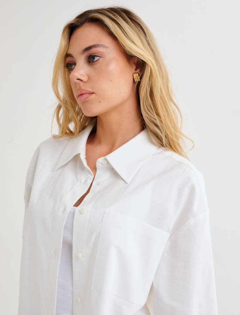 Ex-Boyfriend Button Up | White - Button-Up