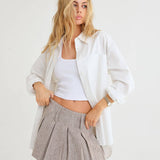 Ex-Boyfriend Button Up | White - Button-Up