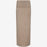 Fairfield Foldover Maxi Skirt | Latte