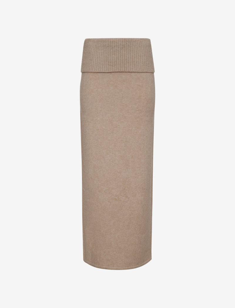 Fairfield Foldover Maxi Skirt | Latte