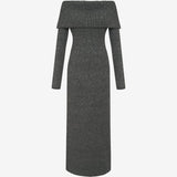 Fireside Maxi Dress | Charcoal Heather - Maxi Dress