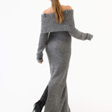 Fireside Maxi Dress | Charcoal Heather - Maxi Dress