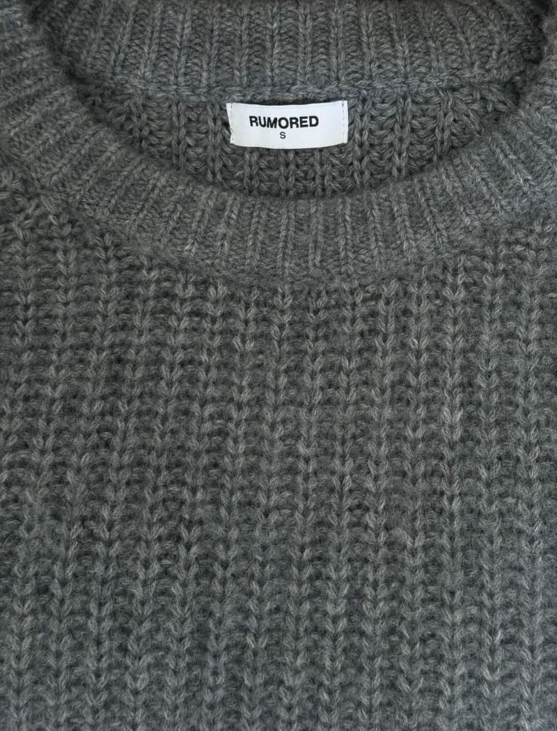 Fisherman Sweater | Heather Gray - Sweaters