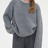 Fisherman Sweater | Heather Gray - Sweaters