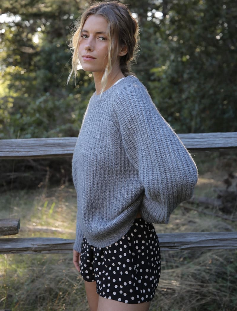 Fisherman Sweater | Heather Gray - Sweaters