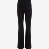 Fold-Over Pant | Black - Pants