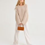 Greenwich Sweater | Sand - Sweaters