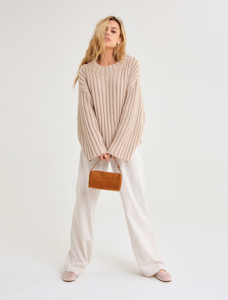 Greenwich Sweater | Sand - Sweaters