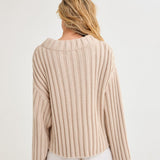 Greenwich Sweater | Sand - Sweaters