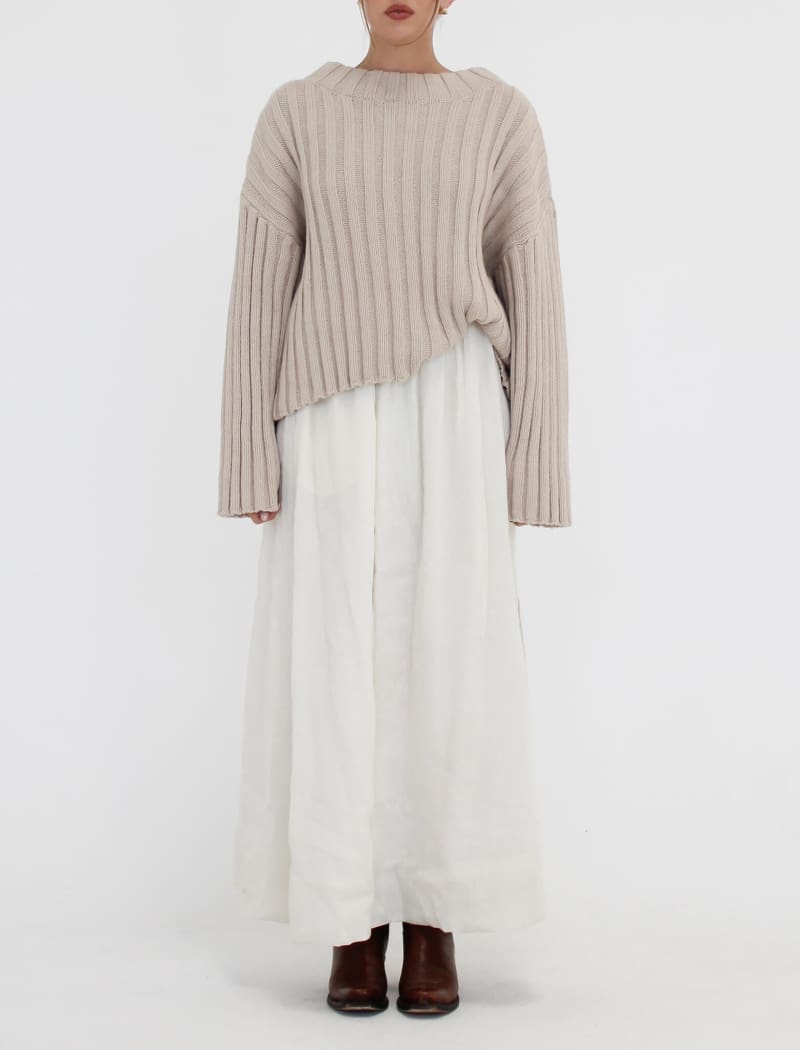 Greenwich Sweater | Sand - Sweaters