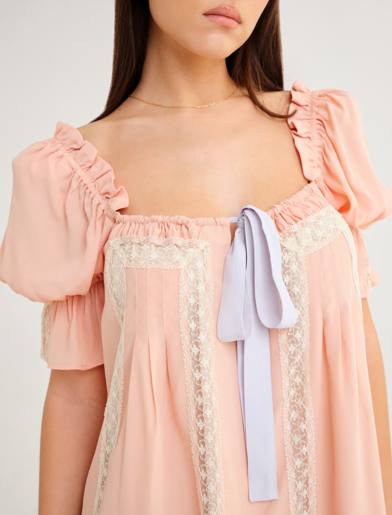 Heirloom Mini Dress | Peach Nectar - Mini Dress