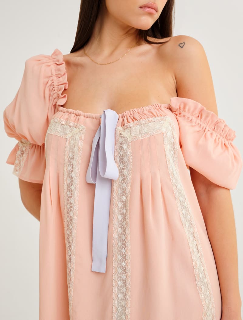 Heirloom Mini Dress | Peach Nectar - Mini Dress