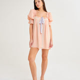 Heirloom Mini Dress | Peach Nectar - Mini Dress