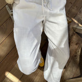 High Fidelity Pant | White Linen - Pants