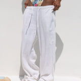 High Fidelity Pant | White Linen - Pants