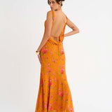 Hollywood Gown | Tangerine Bloom