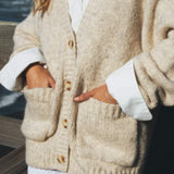 Jackson Hole Cardigan | Oat - Cardigan