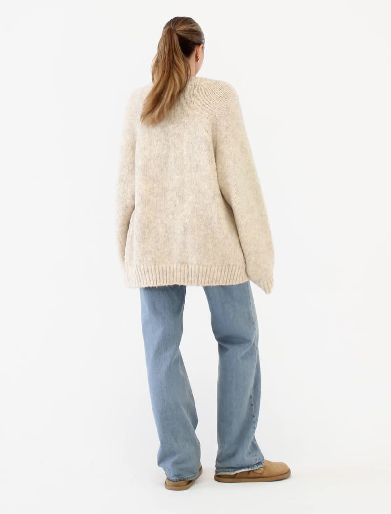 Jackson Hole Cardigan | Oat - Cardigan