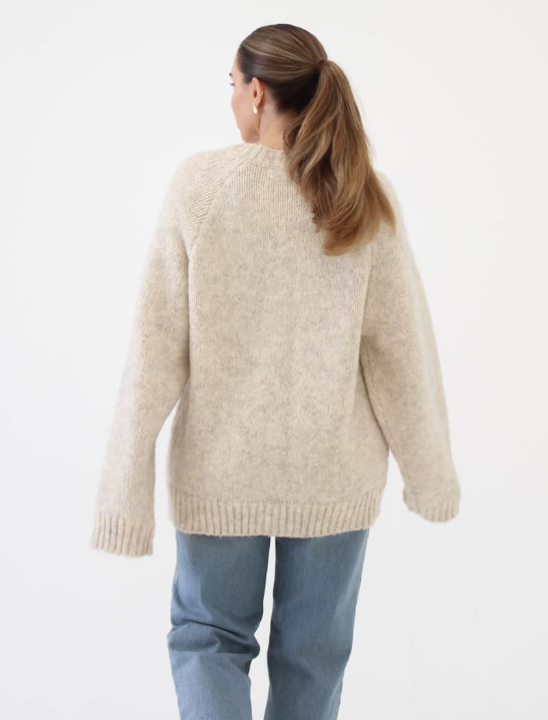 Jackson Hole Cardigan | Oat - Cardigan