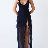 Just like Heaven Maxi Dress | Navy - Maxi Dress