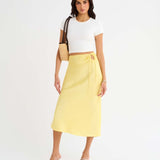 Kauai Keyhole Midi Skirt | Banana - Midi Skirt