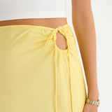 Kauai Keyhole Midi Skirt | Banana - Midi Skirt