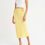 Kauai Keyhole Midi Skirt | Banana - Midi Skirt