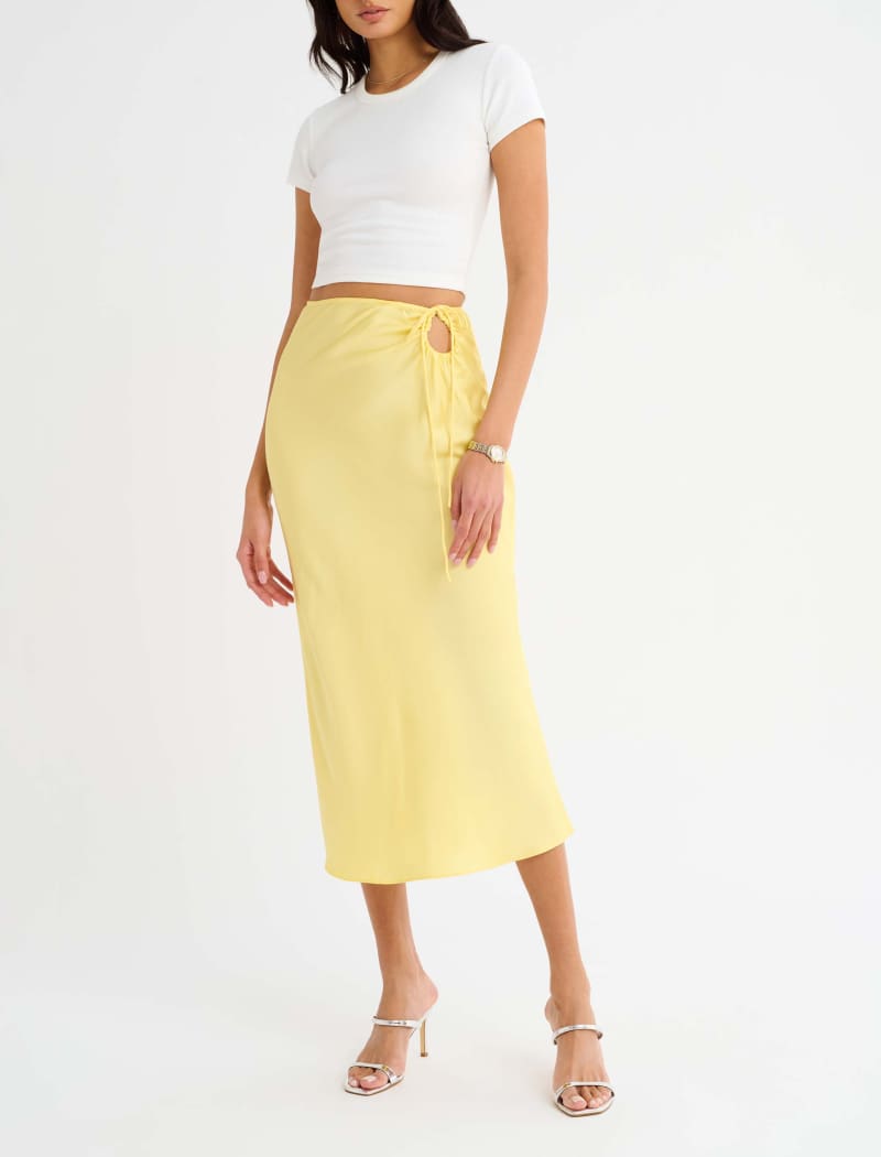 Kauai Keyhole Midi Skirt | Banana - Midi Skirt