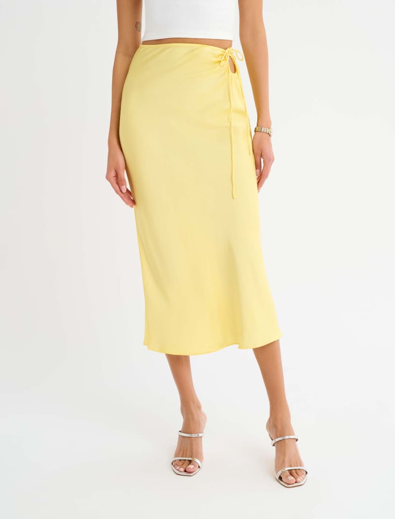 Kauai Keyhole Midi Skirt | Banana - Midi Skirt