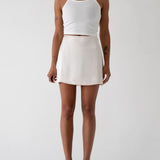 Kerrigan Mini Skirt | Ivory