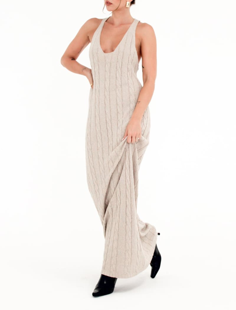 Lakeville Maxi Dress | Oat - Maxi Dress