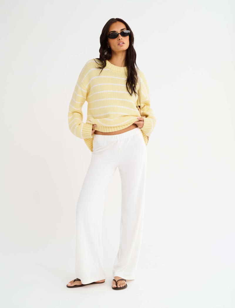 Lounge Pant | White Terry