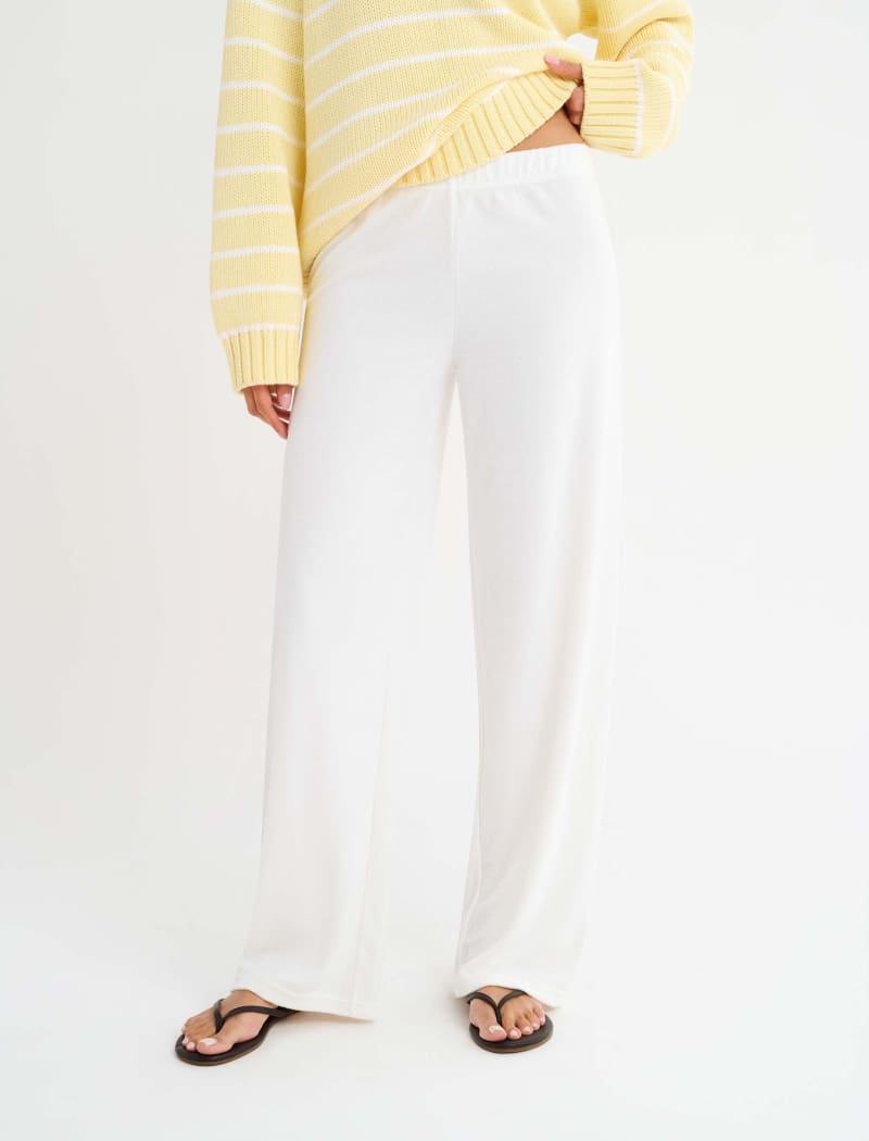 Lounge Pant | White Terry