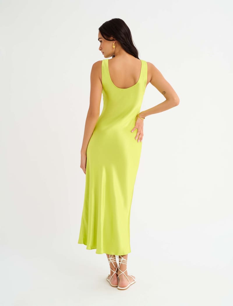 Market Midi Dress | Citron - Midi Dress