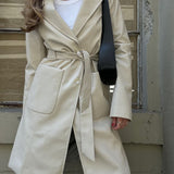 Matrix Trench | Cream - Trench Coat