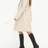 Matrix Trench | Cream - Trench Coat