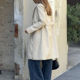 Matrix Trench | Cream - Trench Coat