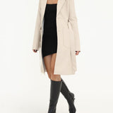 Matrix Trench | Cream - Trench Coat