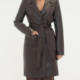 Matrix Trench | Espresso - Trench Coat