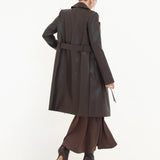 Matrix Trench | Espresso - Trench Coat