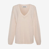 Mercer V-Neck Sweater | Cream